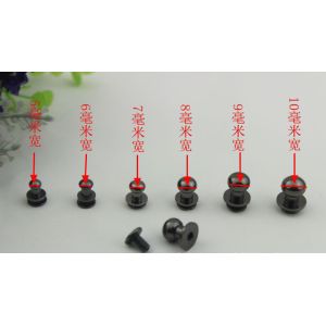 Bag metal hardware accessories nickel color 4 mm -12 mm high quality monk head