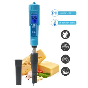 Cheap Automatic Calibrating PH Meter Replaceable Probe For Hydroponics Soil Cheese Meat Lab Water for sale