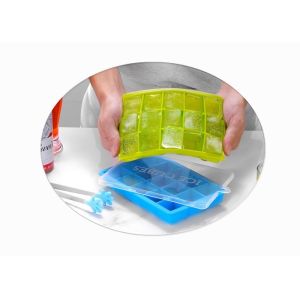Square Shaped Silicone Ice Cube Molds Color Customized Easy Clean For Make Ice