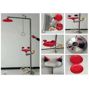 Multifunctional Lab Fittings , portable Emergency Eyewash Shower