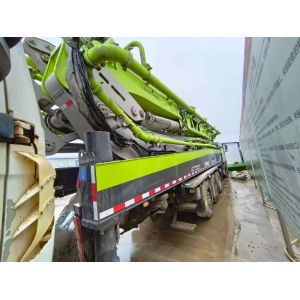 Used 2023 Zoomlion 70m Pump Truck With Sitrak Chasis For High-rise Construction