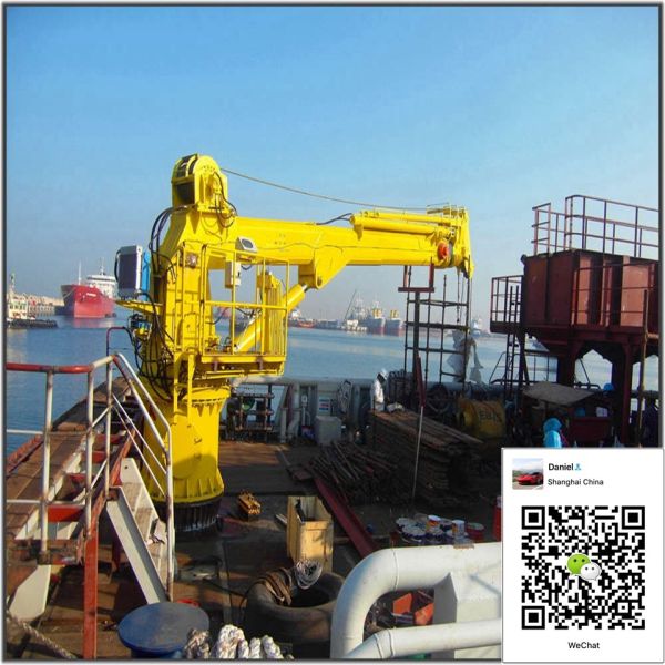 Quality 3.5T 19M 2T 25M 1T 30M Telescopic Boom Cranes for Cargo Ship and Port Use wholesale
