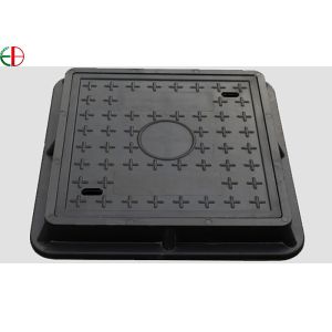 EN124 Class D400 Ductile Cast Iron Manhole Cover With Frame , Custom Size