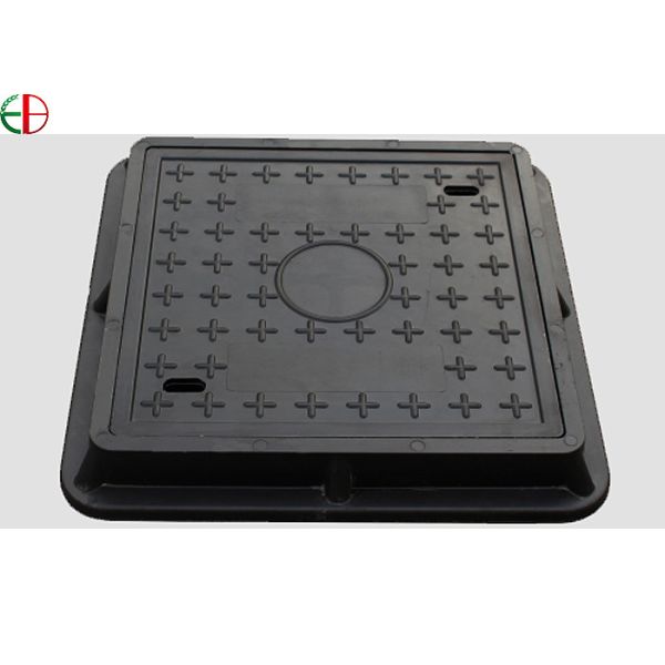 EN124 Class D400 Ductile Cast Iron Manhole Cover With Frame , Custom Size