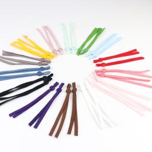 Colorful 12cm&5mm flat adjustable elastic band for face mask with buckle earloop