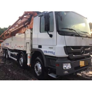 Hydraulic Machining Process Zoomlion 52m Used Concrete Truck Pump for High