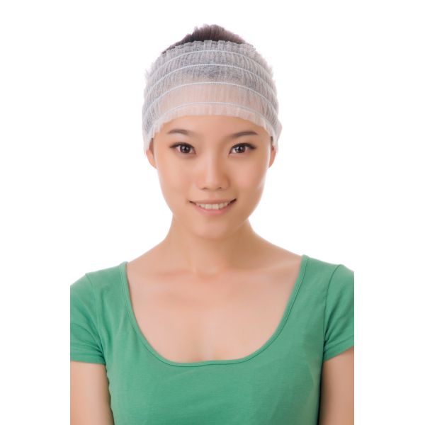 Quality Free Size Disposable Soft Nonwoven Polypropylene Hairband With Elastic Around wholesale