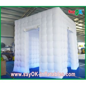 Photo Booth Wedding Props Oxford Cloth Inflatable Photo Booth , Led Lighting