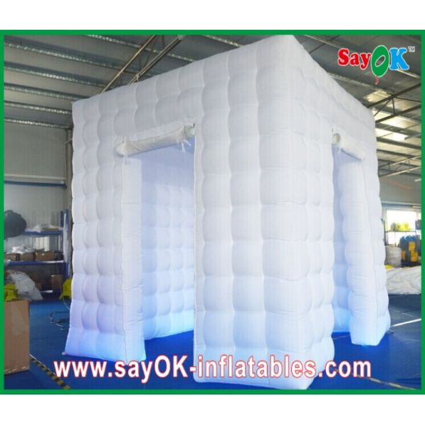 Photo Booth Wedding Props Oxford Cloth Inflatable Photo Booth , Led Lighting