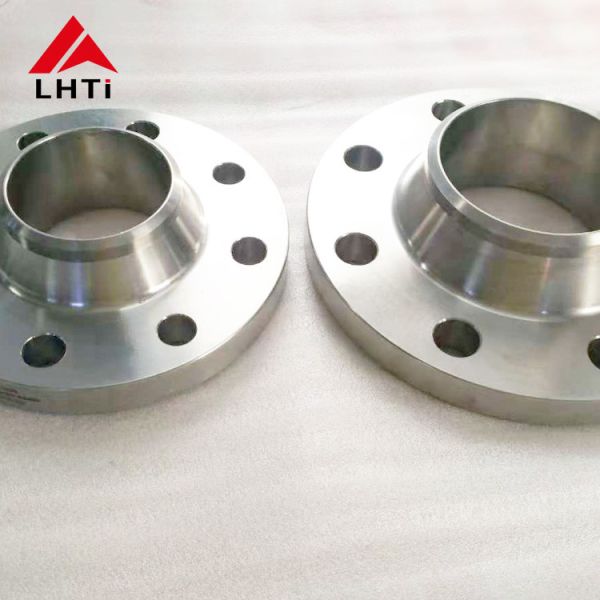 Quality Customized Weld Neck Flange , Gr2 Gr9 Butt Forging Titanium Flange wholesale
