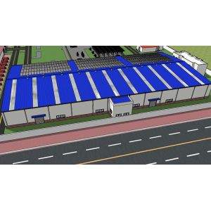 Prefabricated Steel Structure Industrial Building Warehouse for Factory