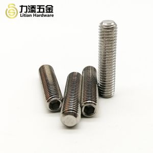 Din 913 stainless steel hex socket set screw
