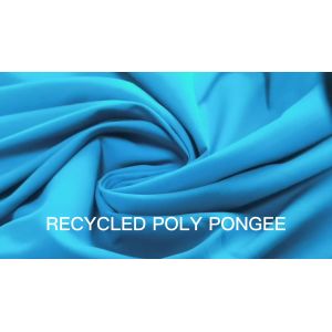 Cheap New Design Hot Sale Recycled Poly Pongee 210t Fabric for sale
