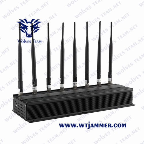Desktop Omni-Directional Antennas Adjustable Powerful Mobile Phone Signal Jammer