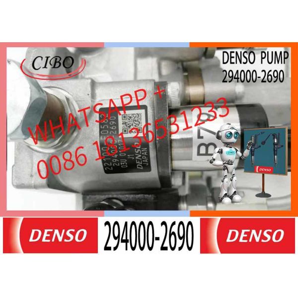 Common Rail Pump 294000-2690 Diesel Injection Pump Assembly 22100-E0582 for HINO J05E