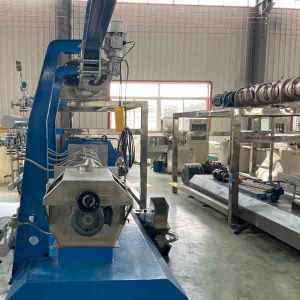 Three Phase 250KG/H Pet Food Machine With Air Conveyer