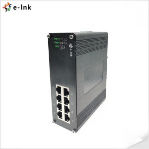 Industrial Ethernet Switch Unmanaged 12～48VDC IP40 8-port 10/100/1000BASE-T