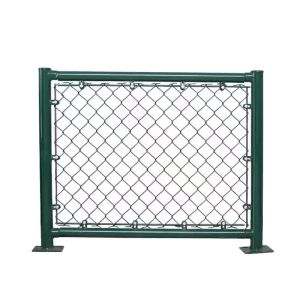ECO FRIENDLY Custom Hot Dipped Galvanized Chain Link Fence Cyclone Wire Mesh