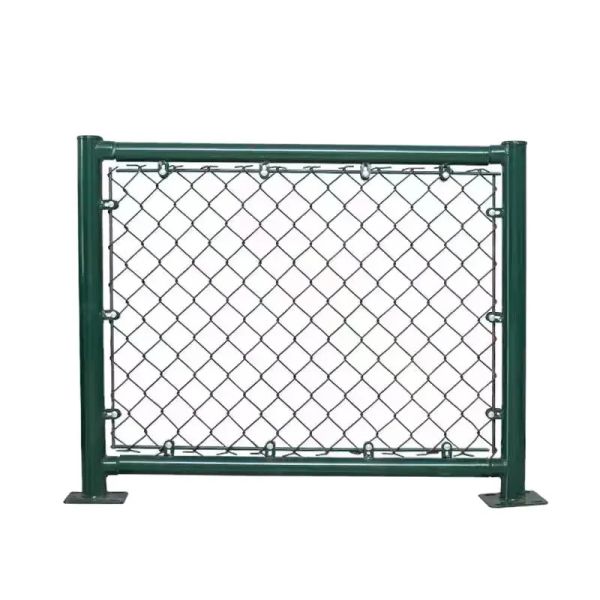 ECO FRIENDLY Custom Hot Dipped Galvanized Chain Link Fence Cyclone Wire Mesh