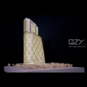 ROHS Headquarter Architectural Site Model JKP 1/200 Miniature Skyscraper