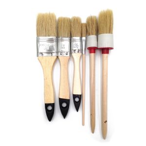 High Elasticity Varnish Brushes Natural Bristle Pure Bristles Metal Ferrule