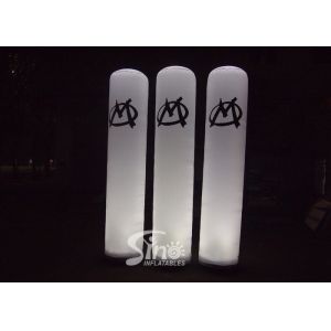 Commercial Column LED Light Advertising Inflatables For Concert Decoration