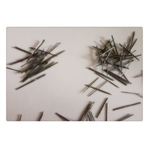 China Crescent Melt Extracted Stainless Steel Fiber Heat Resistance For Refractory Bricks on sale