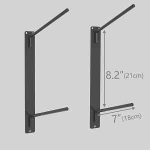 Wall Mount Yoga Mat Holder Foam Roller Towel Rack Gym Accessories Storage Rack