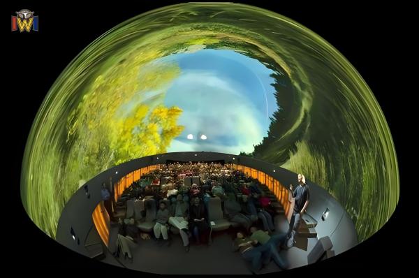 Quality 4D 9D VR Dome Cinema with 3-5.2m Screen & 8K Resolution wholesale