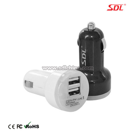 Quality SDL Car Charger Universal Car Adapter USB Charger for Cigarette Lighter C15 wholesale