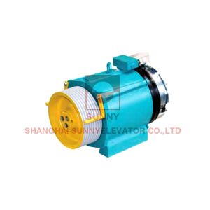 Elevator Traction Machine Elevator Spare Parts 240mm Sheave Diameter Blue