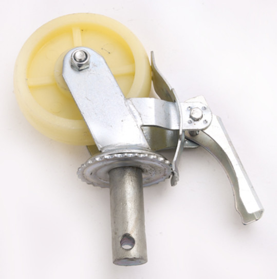 Quality 6 inch heavy duty scaffold wheels hard casters nylon casters 250kg wholesale