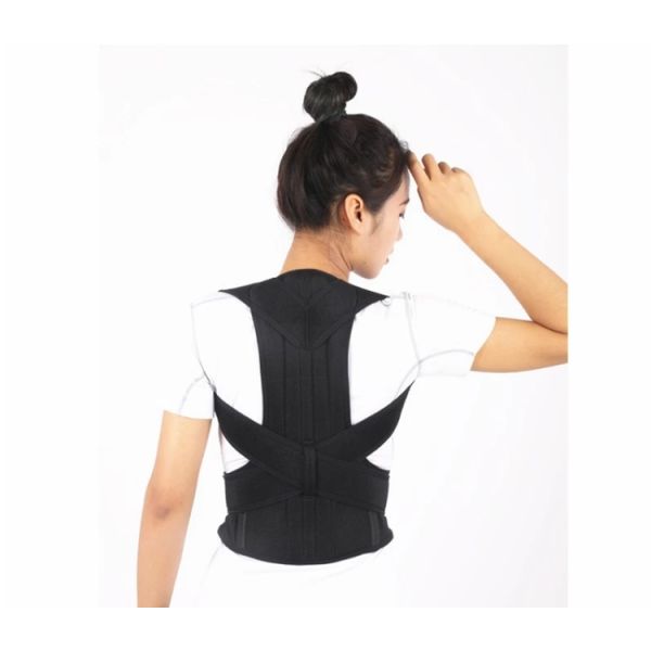 Unisex Adjustable Upper Back Brace Posture Corrector For Release Back Pain