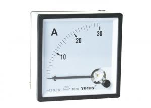 China 96 * 96 Moving Iron Instrument Analogue Panel Meters , AC Ammeter / Current Meter on sale
