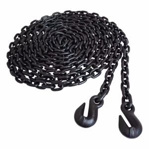 Secure Your Cargo with G80 Black Oxide Tie Down Chain Featuring Welding Hooks