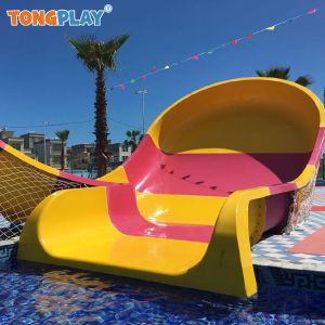100sqm 200sqm Fiber Glass Pool Slide U Shaped Slalom Water Slide