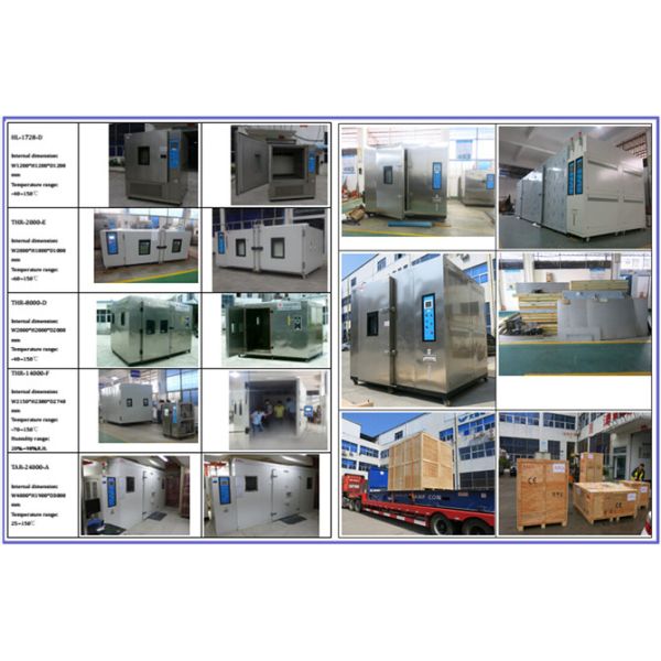 Temperature Humidity Testing Chamber Walk In Climatic Room With Touch Controller And LAN
