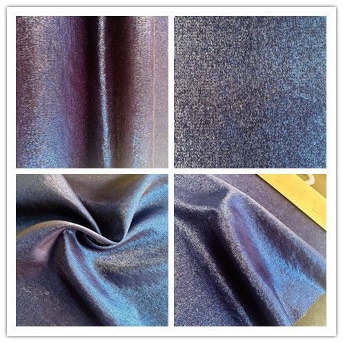 Rayon/Nylon Shiny Woven Double Face Fabric Piece Dyed/Dyeing for Lady′s Cloth