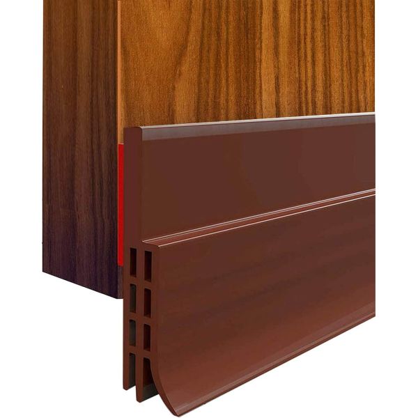 Quality TPE Material Door Draft Guard Door Bottom Seal Strip in White Brown Black for Doors wholesale