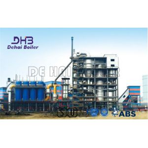 Biomass CFB Boiler , Fluid Bed Furnace Environmental Friendly Coal Combustion
