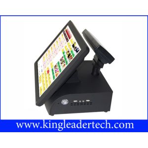 Compact 15 " Black Pos Touch Terminal For Restaurant , Bar , Pub , Nightclub