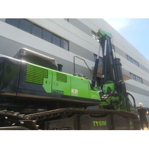 KR300D Rotary 220 KN Piling Rig Machine Rotation Speed 7-23 Rpm Max. drilling