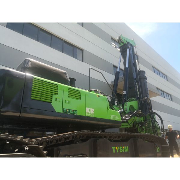 KR300D Rotary 220 KN Piling Rig Machine Rotation Speed 7-23 Rpm Max. drilling