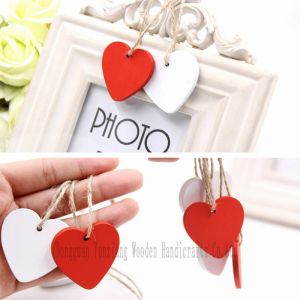 China Mini Heart Shaped Chalkboard Sign Hanging Double Sided Blackboard Message Board Hanging Signs for Weddings, Parties, Home on sale