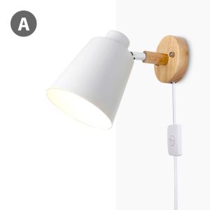 Modern Art Decor Creative Design Mick Mouse Lampshades Bedroom Bed sides plug in