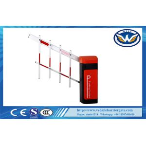 China Led Light Rubber Boom Road Safety Traffic Barrier Gate For Access Control System on sale