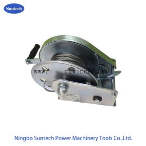 Zinc Plated Marine Hand Winch 1800lbs For Lifting Industrial Area CE Approved
