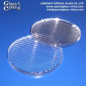Custom Optically Finishing Flat Borosilicate Glass Lens With Linear Surface