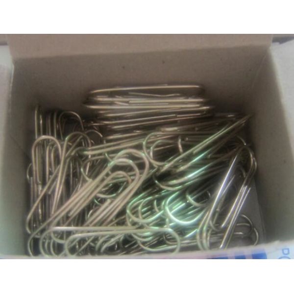 Quality Fatory Hot Sale 100 PCS/Box Zinc Finish 33mm Round Metal Paper Clips wholesale