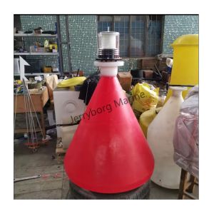 Lightweight Material of LLDPE Buoy With Solar Light for Easy Installation in